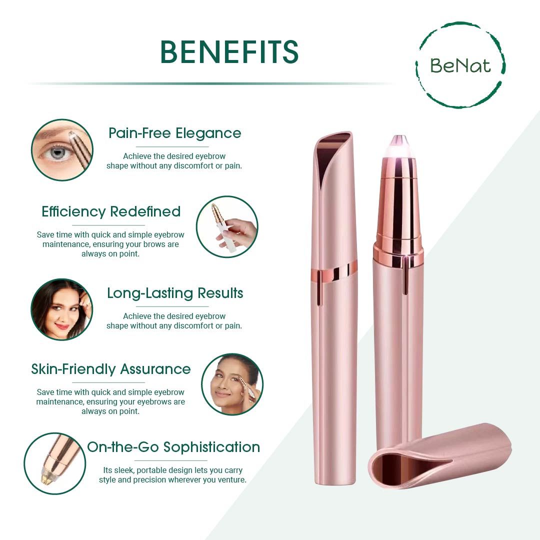 Rechargeable Facial & Eyebrow Hair Remover Set | 2-Piece