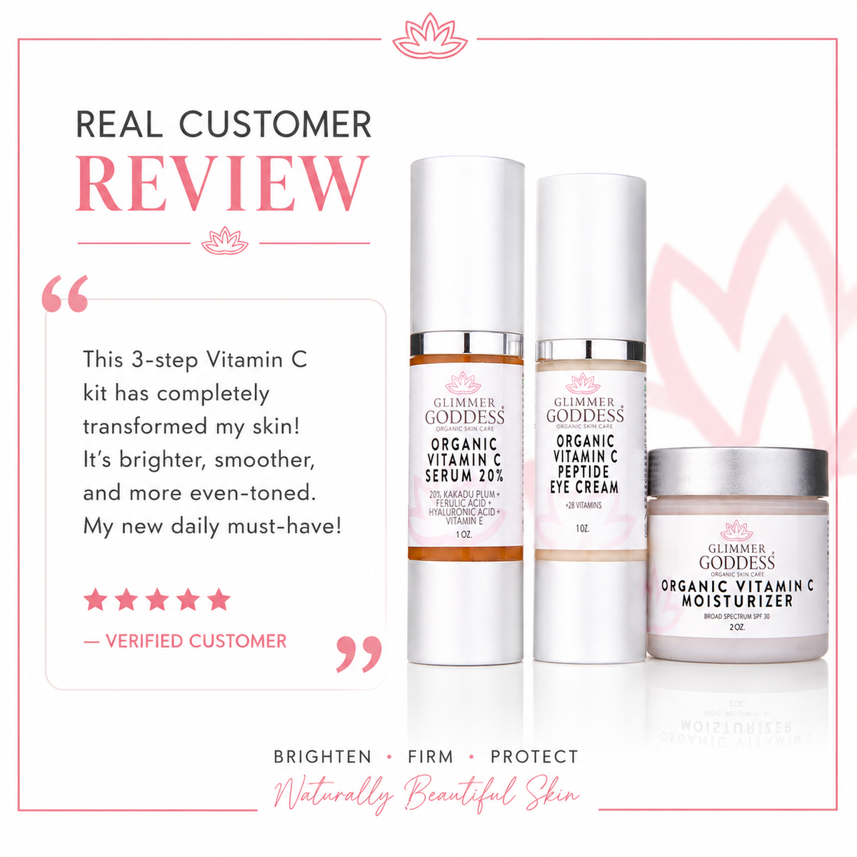 Vitamin C 3-Step Anti-Aging Kit – Complete System